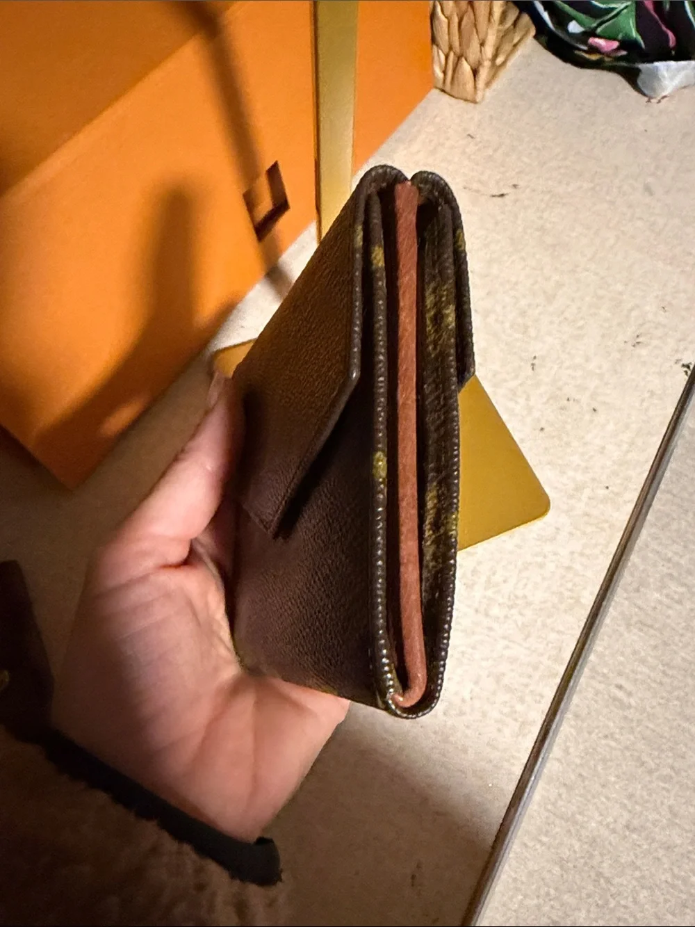 Louis Vuitton Brown Monogram Envelope Wallet